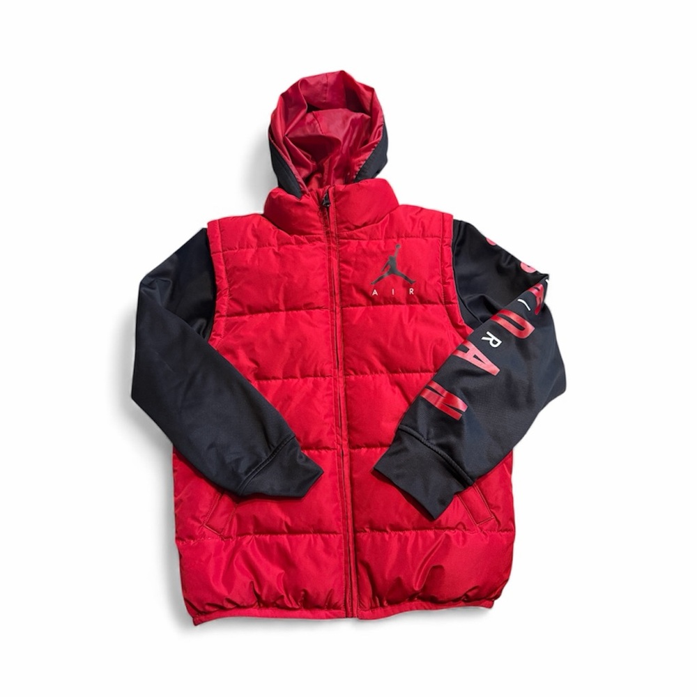 Nike | Air Jordan Red+ Black Layered Look